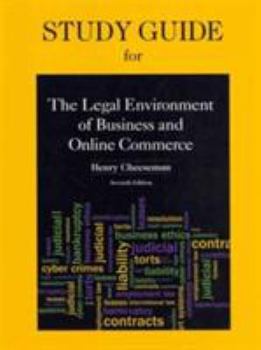 Paperback Study Guide for Legal Environment of Business and Online Commerce Book