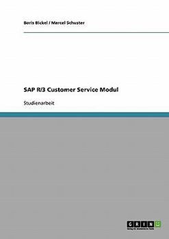 Paperback SAP R/3 Customer Service Modul [German] Book