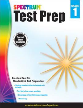 Paperback Spectrum Test Prep, Grade 1 Book