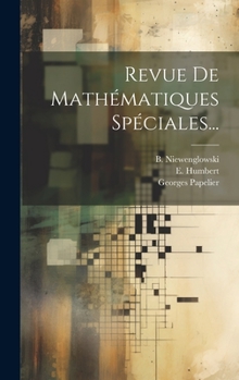 Hardcover Revue De Mathématiques Spéciales... [French] Book