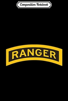 Composition Notebook: Army Ranger - Ranger Tab - Classic  Journal/Notebook Blank Lined Ruled 6x9 100 Pages
