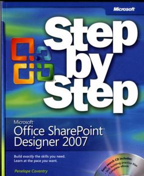 Paperback Microsoft Office Sharepoint Designer 2007 Step by Step [With CDROM] Book