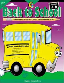 Paperback Back to School Grades 4-6: On Your Mark, Get Set, Go! Book