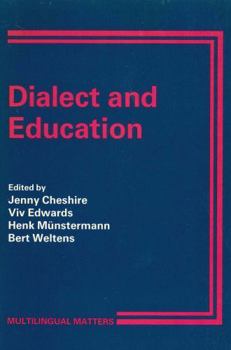 Paperback Dialect and Education: Some European Perspectives Book