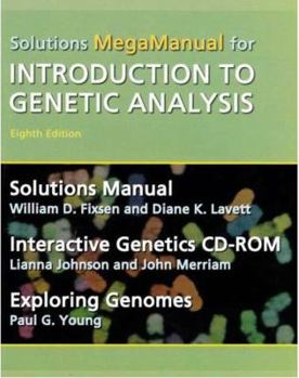 Paperback Introduction to Genetic Analysis Solutions Megamanual & Interactive Genetics CD-ROM Book