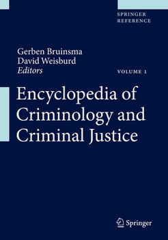 Hardcover Encyclopedia of Criminology and Criminal Justice Book