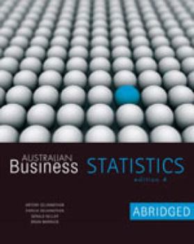 Paperback Australian Business Statistics Book