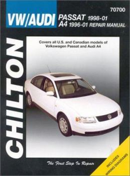 Paperback Volkswagen Passat 1998-01 & Audi A4 1996-01 Book