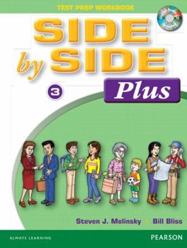 Paperback Side by Side Plus 3 Test Prep Workbook with CD [With CD (Audio)] Book