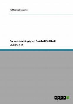 Paperback Rahmentrainingsplan Baseball/Softball [German] Book
