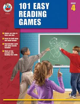 Paperback 101 Easy Reading Games, Grade 4 Book