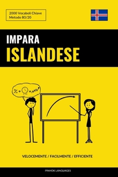 Paperback Impara l'Islandese - Velocemente / Facilmente / Efficiente: 2000 Vocaboli Chiave [Italian] Book