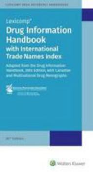 Paperback Drug Information Handbook With International Trade Names Index Book