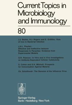 Paperback Current Topics in Microbiology and Immunology: Volume 80 Book