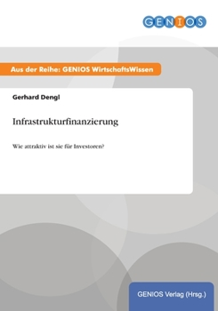 Paperback Infrastrukturfinanzierung: Wie attraktiv ist sie f?r Investoren? [German] Book