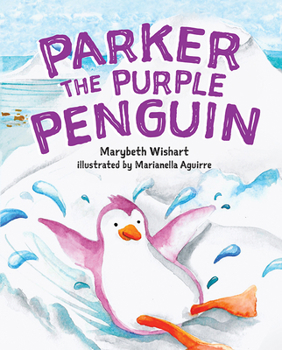 Hardcover Parker the Purple Penguin Book