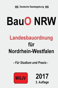 Paperback BauO NRW: Landesbauordnung für Nordrhein-Westfalen [German] Book