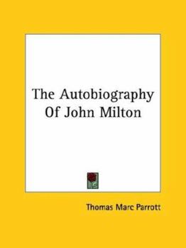 Paperback The Autobiography Of John Milton Book