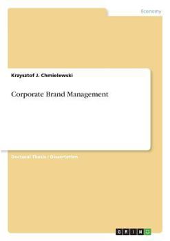 Paperback Corporate Brand Management Book