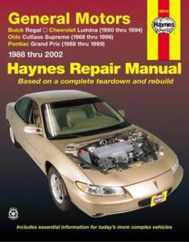 Paperback General Motors Automotive Repair Manual: Buick Regal, Chevrolet Lumina, Olds Cutlass Supreme, Pontiac Grand Prix Book