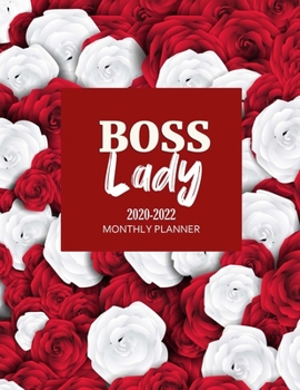 Boss Lady: 2020-2022 Monthly Planner: Cute Flower Cover | 3 Year Appointment Book, Monthly Weekly Schedule Journal Calendar | 2020-2022 Three Year Planner 36-months | 3 Year Planner 2020-2022
