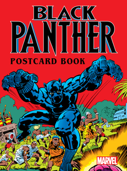 Hardcover Black Panther Postcard Book