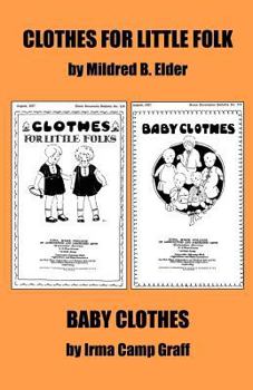 Paperback "Clothes for Little Folks" and "Baby Clothes" Book