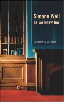 Paperback Simone Weil as we knew her Book