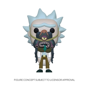 Misc. Pop Rick and Morty Rick with Glorzo Vinyl Figure Book