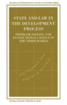 Paperback State and Law in the Development Process: Problem-Solving and Institutional Change in the Third World Book