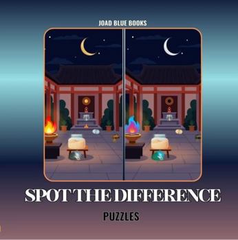 Paperback Spot The Difference Puzzles Book: 8.5" x 8.5" (21.59 x 21.59 cm) | For Adults | Puzzles with Solution keys | The Perfect Cognitive and Brain exercise | Screen-free entertainment Book