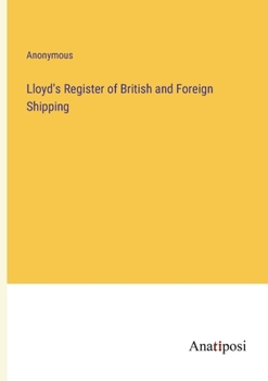 Paperback Lloyd's Register of British and Foreign Shipping Book