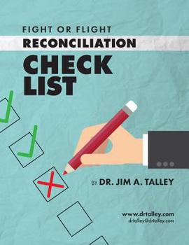 Paperback Fight or Flight: Reconciliation Check List Book
