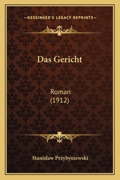 Paperback Das Gericht: Roman (1912) [German] Book