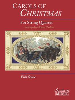 Paperback Carols of Christmas for String Quartet Full Score Book