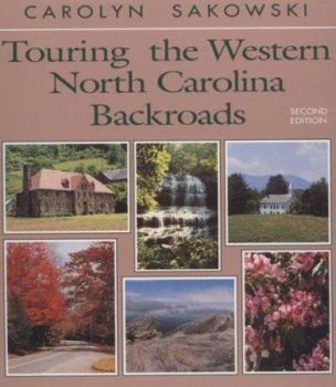 Paperback Touring the Western North Carolina Backroads Book