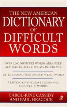 Mass Market Paperback The New American Dictionary of Difficult Words Book