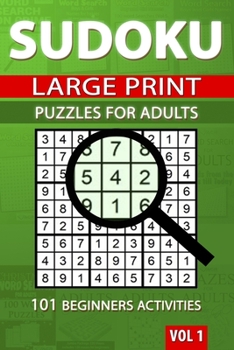Paperback Sudoku Puzzles for Adults: 101 Beginners Activities Book