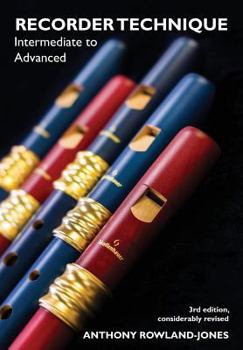 Paperback Recorder Techniques: intermediate to advanced Book