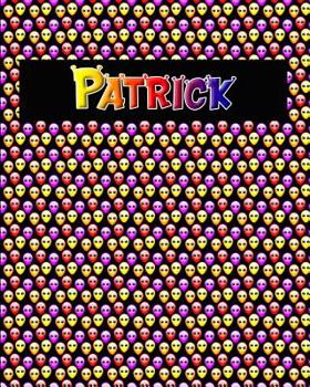 Paperback 120 Page Handwriting Practice Book with Colorful Alien Cover Patrick: Primary Grades Handwriting Book