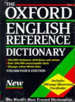 Hardcover The Oxford English Reference Dictionary by OUP; Pearsall, Judy; Trumble, Bill Book