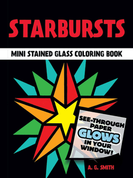 Paperback Starbursts Stained Glass Coloring Book