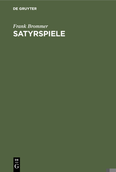 Hardcover Satyrspiele: Bilder Griechischer Vasen [German] Book