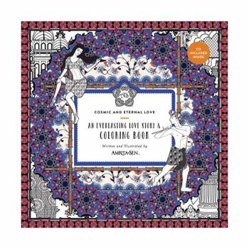 Paperback Amrita Sen Cosmic and Eternal Love Coloring Book