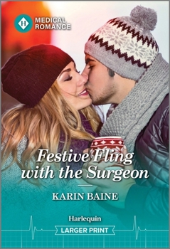 Mass Market Paperback Festive Fling with the Surgeon [Large Print] Book