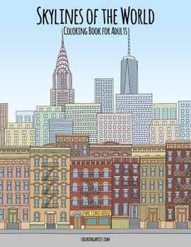 Paperback Skylines of the World Coloring Book for Adults Book