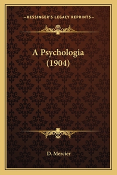 Paperback A Psychologia (1904) [Spanish] Book