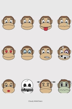 CloudyWitAChanz: monkey notebook with faces