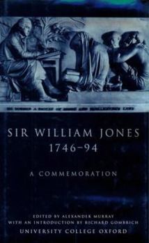 Hardcover Sir William Jones 1746-1794: A Commemoration Book