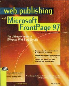 Paperback Web Publishing with Microsoft FrontPage 2, with CD Book